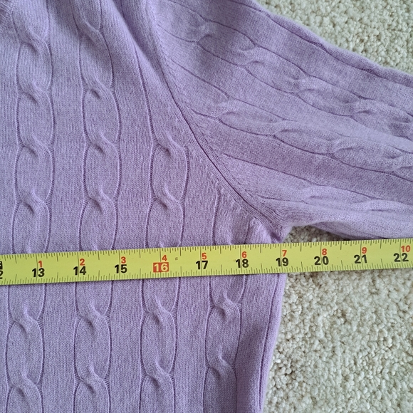 HAROLD'S Vintage Cashmere Purple Violet Sweater - Picture 6 of 7